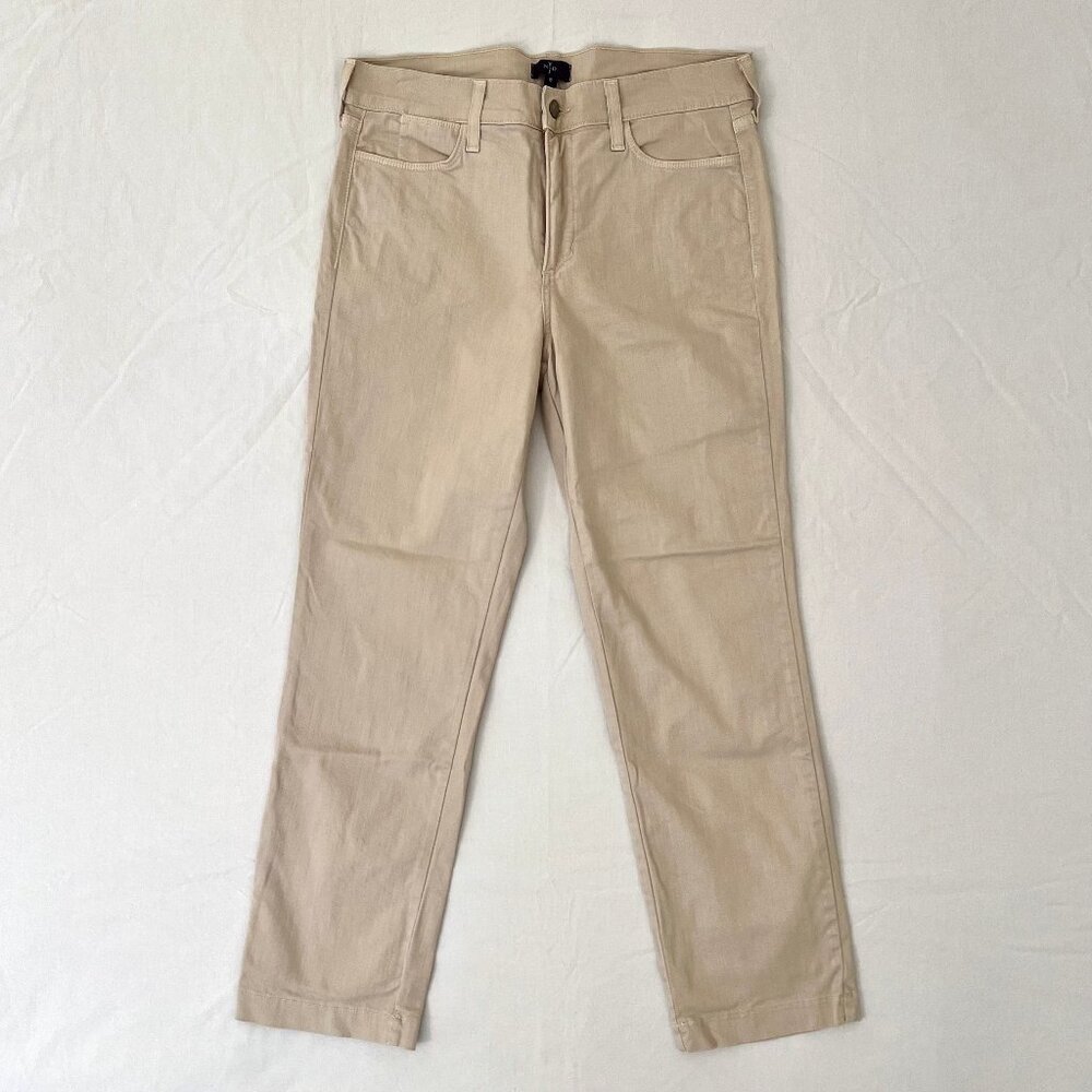 NYDJ Women’s Straight Leg Jeans, Light Tan, Size 8